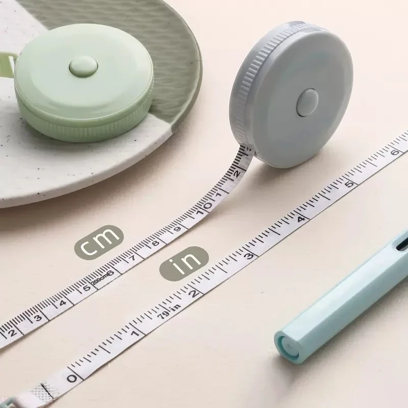 150cm Soft Measure Tape Double Scale Body Ruler for Weight Loss Flexible Medical Body Measurement Sewing Tailor Craft Office