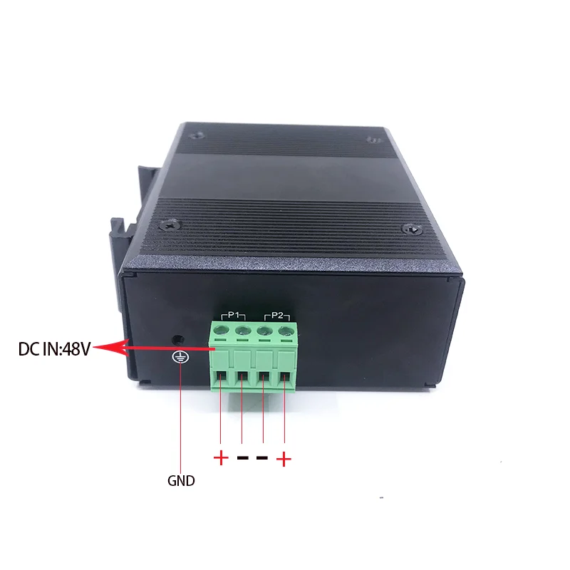 Protocolo estándar 802.3AF/AT 48V POE OUT/48V poe switch 100 mbps 8 puertos POE con 2 puertos uplink/NVR