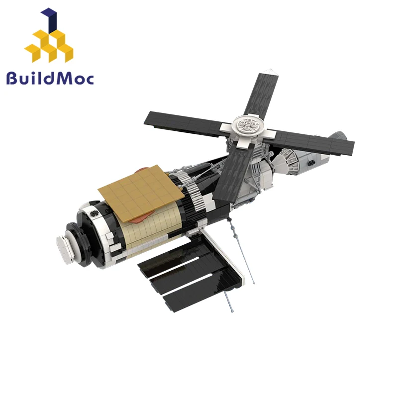 

MOC Universe Explore Skylab Space Station Building Blocks Kit Satellite Planet Orbit Lab Model Toys For Children Birthday Gifts