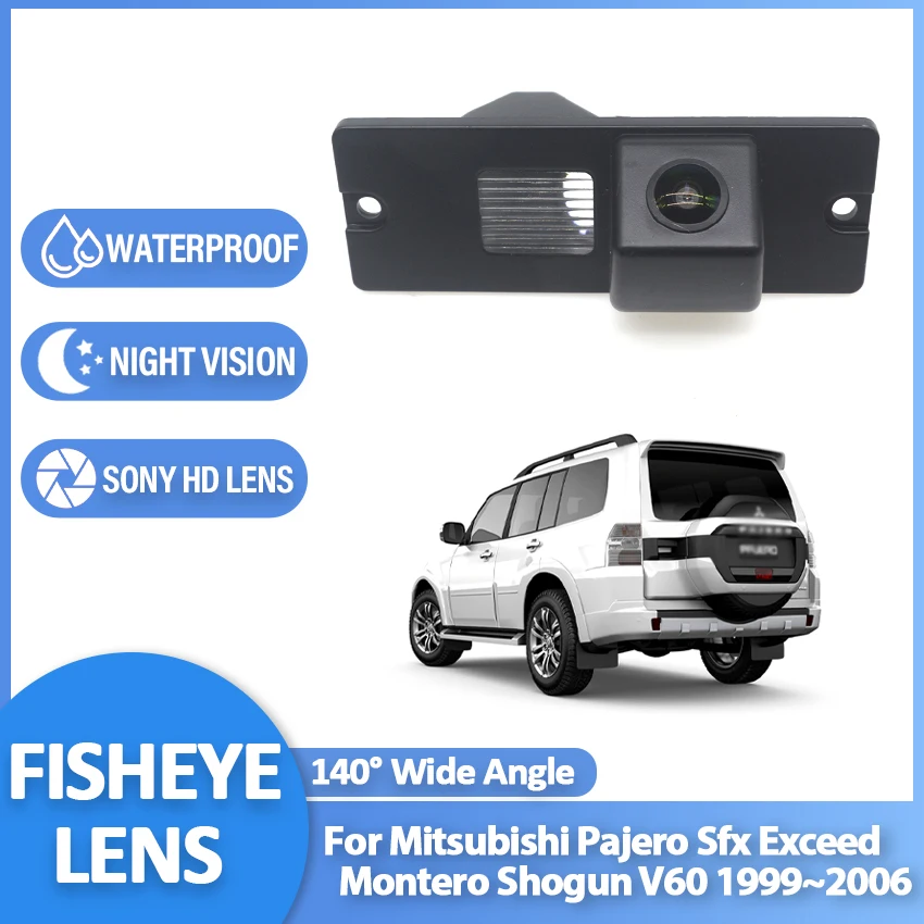 Car License Plate Rear camera Waterproof For Mitsubishi Pajero Sfx Exceed Montero Shogun V60 1999~2006 backup Rear View Camera