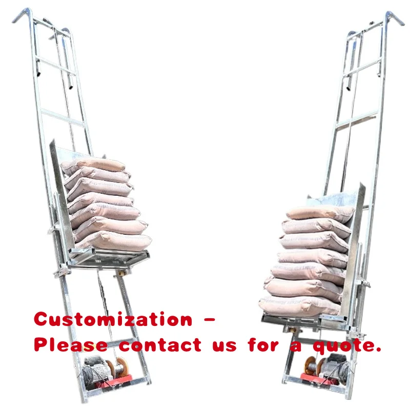 custom.25m Steel Ladder Lift New Construction Hoist Home Use