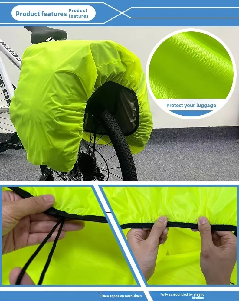 

Backpack Rain Cover with Reflective Strip Waterproof Ultralight Backpack Storage Pouch Hiking Camping Biking Outdoor Traveling