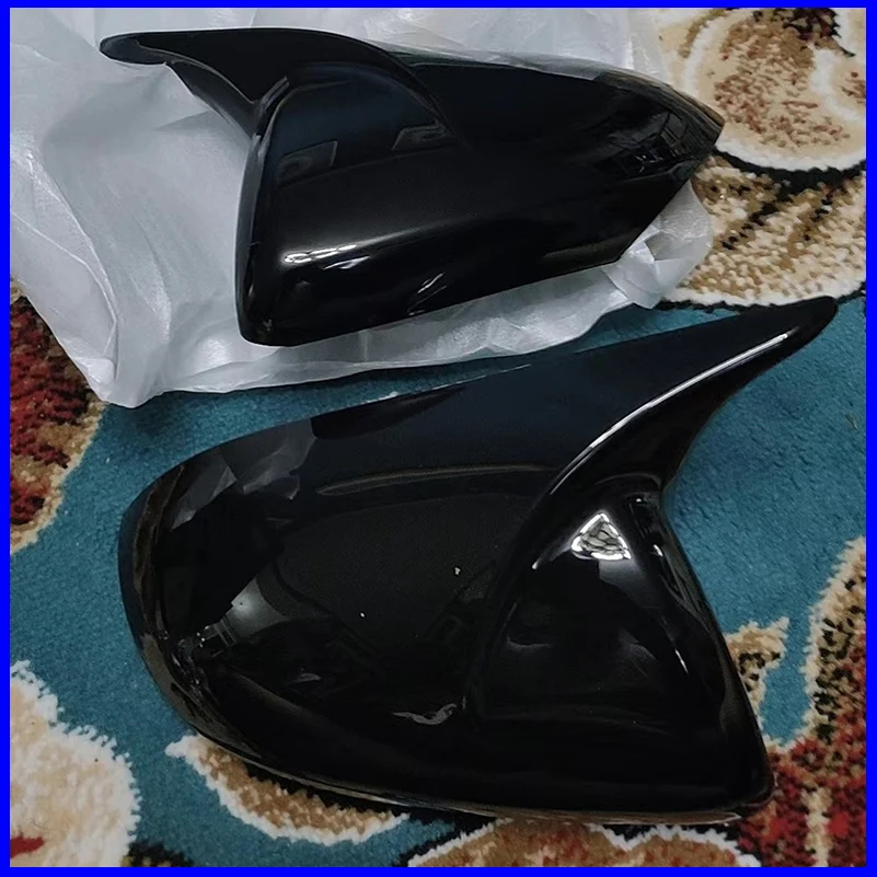 

Car Styling For Mazda 3 2009-2012 Rearview Mirror Cover Caps Trim With Horn Decorate Auto Parts Accessories