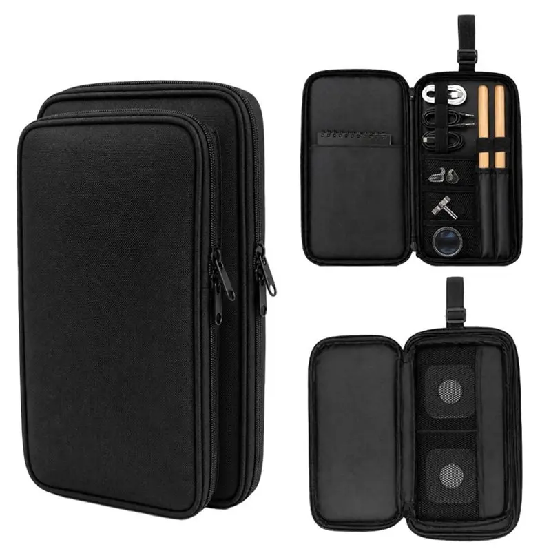 ABVE-Soft Bag Travel Storage Case For Air Drum Set With Drum Stick Handbag Shoulder Strap For Pocket Drum 2 - view 3
