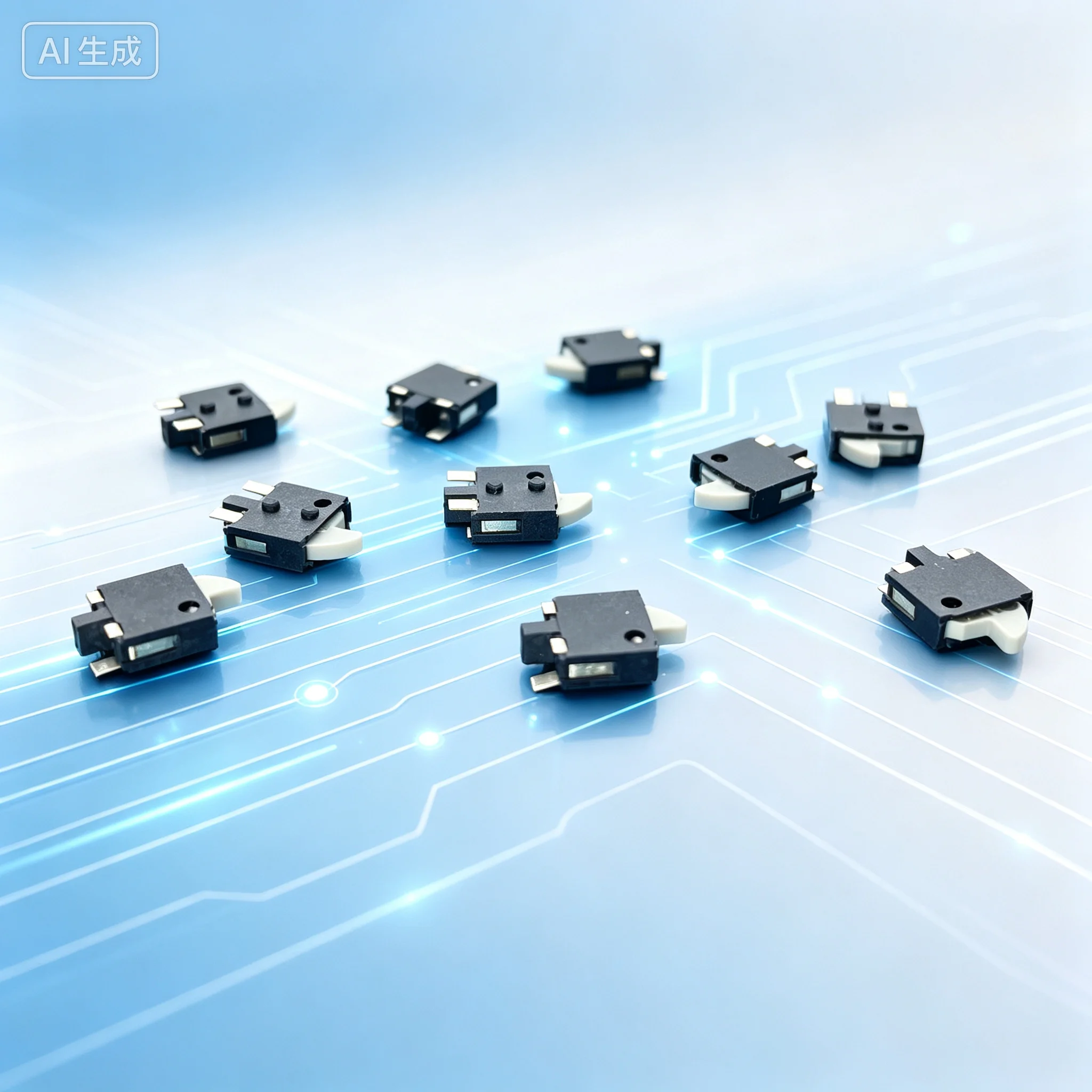 for SMD 2Pin Micro Limit Switch,Reset Detection Sensor for Camera Movement  100pcs