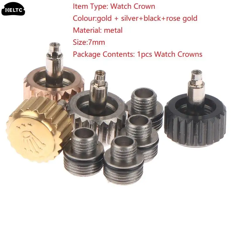 For Rolex Watch Crowns Watch Waterproof Replacement Assorted Repair Tools High Quality Watch Crowns 7mm Watch Crown