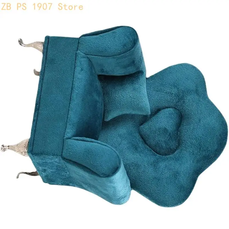 Elegant European Velvets Jewelry Box Sofa with Soft Fabric Interior 55KA