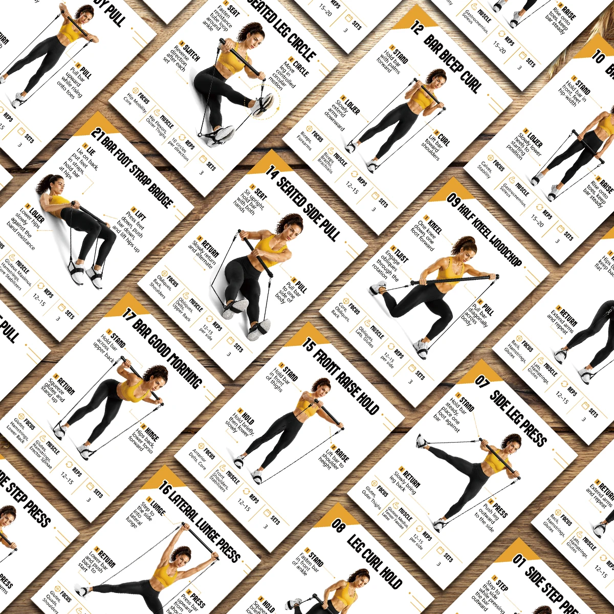 Resistance Band Workout Cards 2