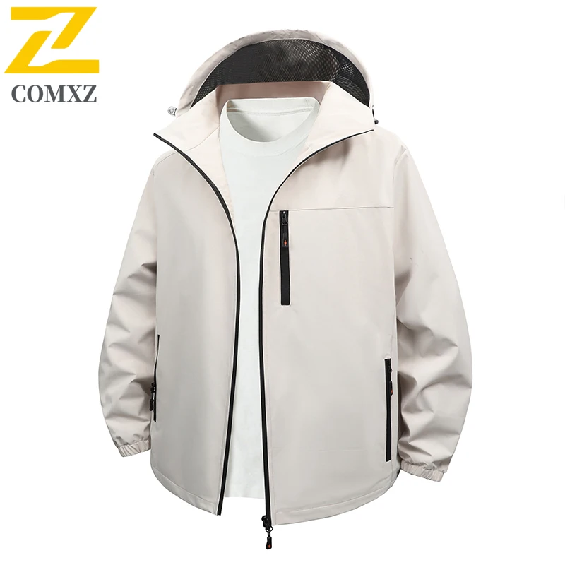 

Men Jacket Spring New Fashionable Versatile Breathable Windproof Waterproof Sports Windbreaker Outdoor Camping and Hiking Jacket
