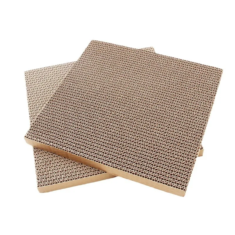 Thickened and Encrypted Corrugated Paper Pet Cat Claw Board Grind Claw Toy Square Straight Board Replacing Core Cat Claw Board