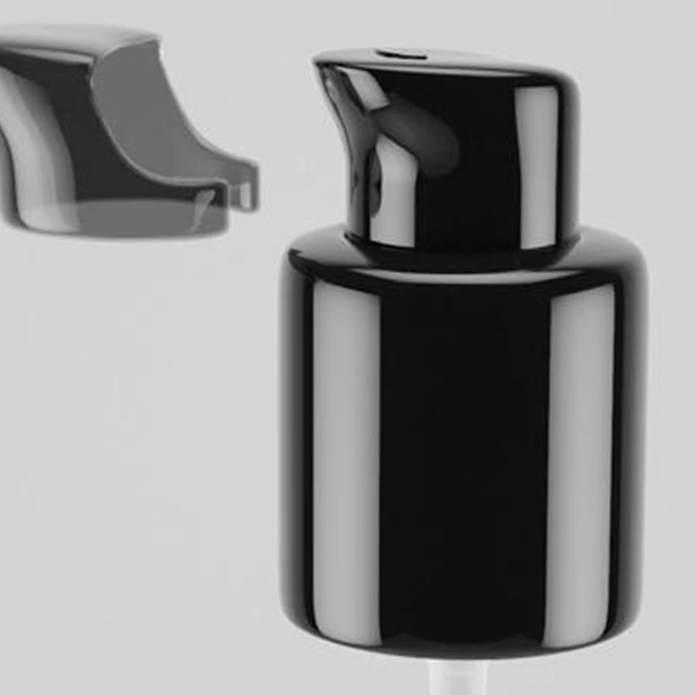 5 Stuks Lotion Pompkoppen Zwart 20 Kaliber 45 Mm Duurzame Vervanging Druk Pompen Fles Accessoires Voor Zeep Crème Emulsie