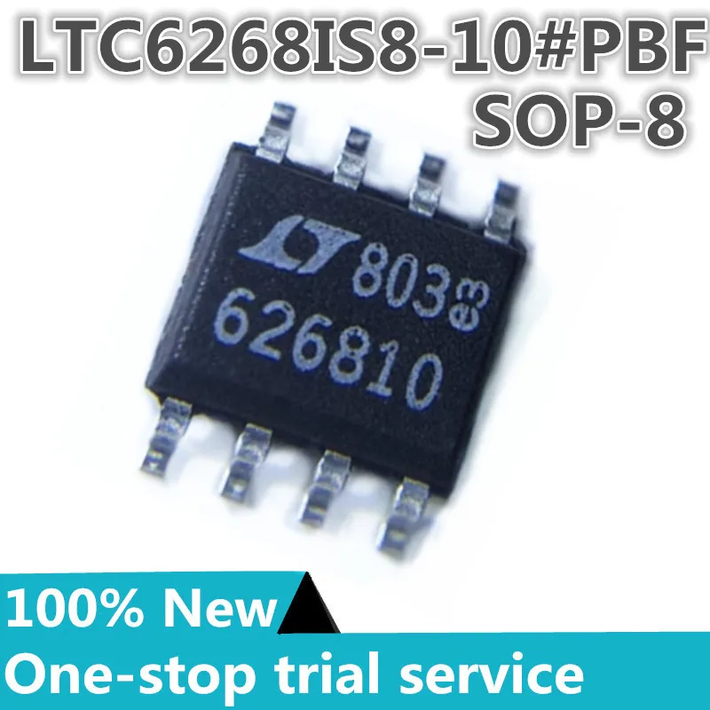 1-100pcs %New original LTC6268IS8-10 LTC6268IS8-10#PBF Silk screen 626810 package SOIC8 operational amplifier buffer