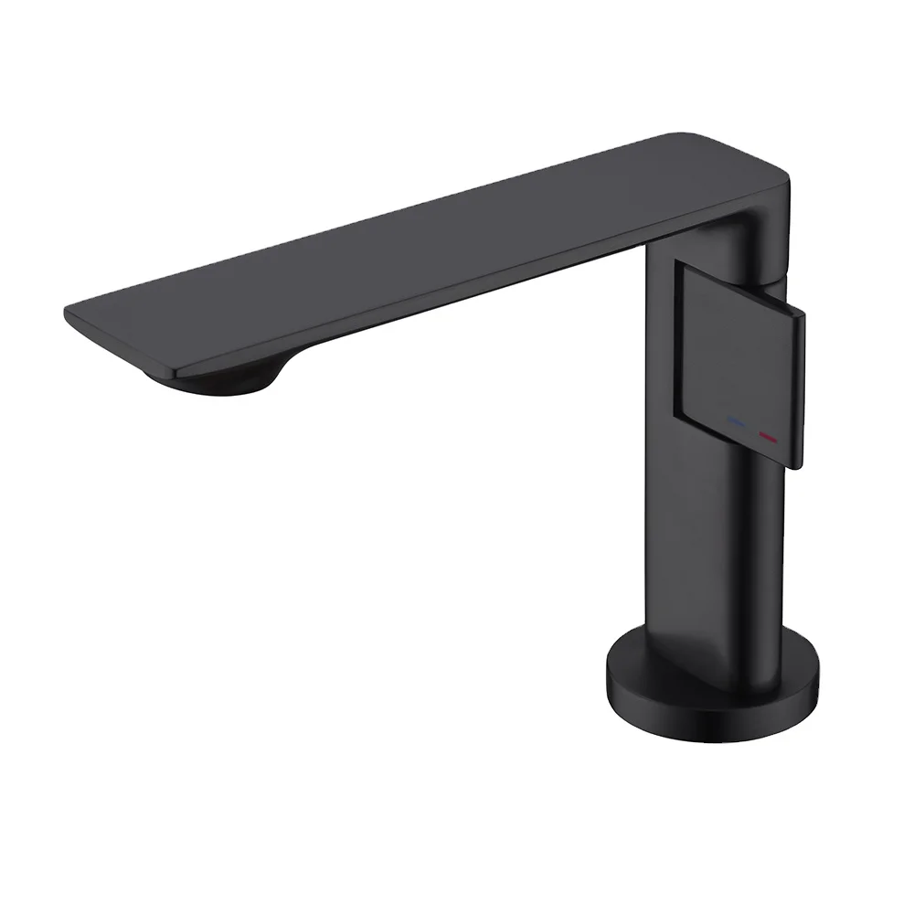 Brass Extra Long Spout Single Handle One Hole Basin Sink Mixer Faucet Lavatory Vanity Tap