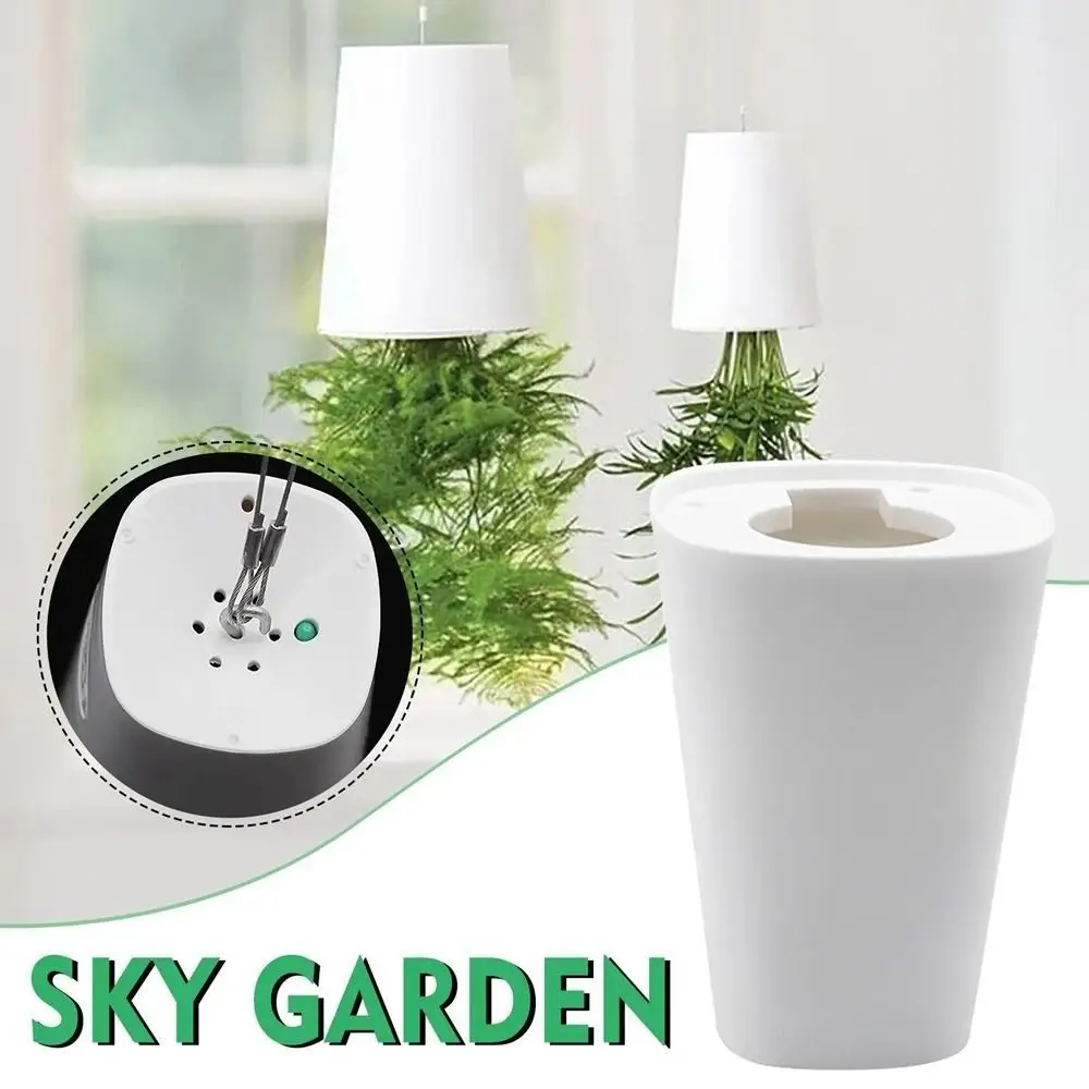 360-Degree Rotation Inverted Sky Garden Hanging Pot Upside-Down plastic Hanging Planter Pot New Upside Down Planter Flowerpot
