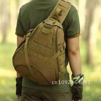 Men Tactical Backpack Single Shoulder Bag Chest Molle Fishing Bags Waterproof Hunting Outdoor Laptop Sling Camping Crossbody