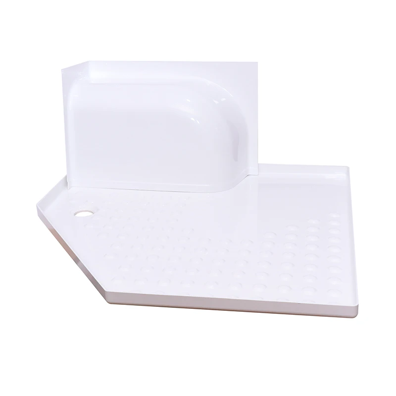 RV motorhome Acrylic floor Surface Bathroom Shower Pan OEM Customized Room Board