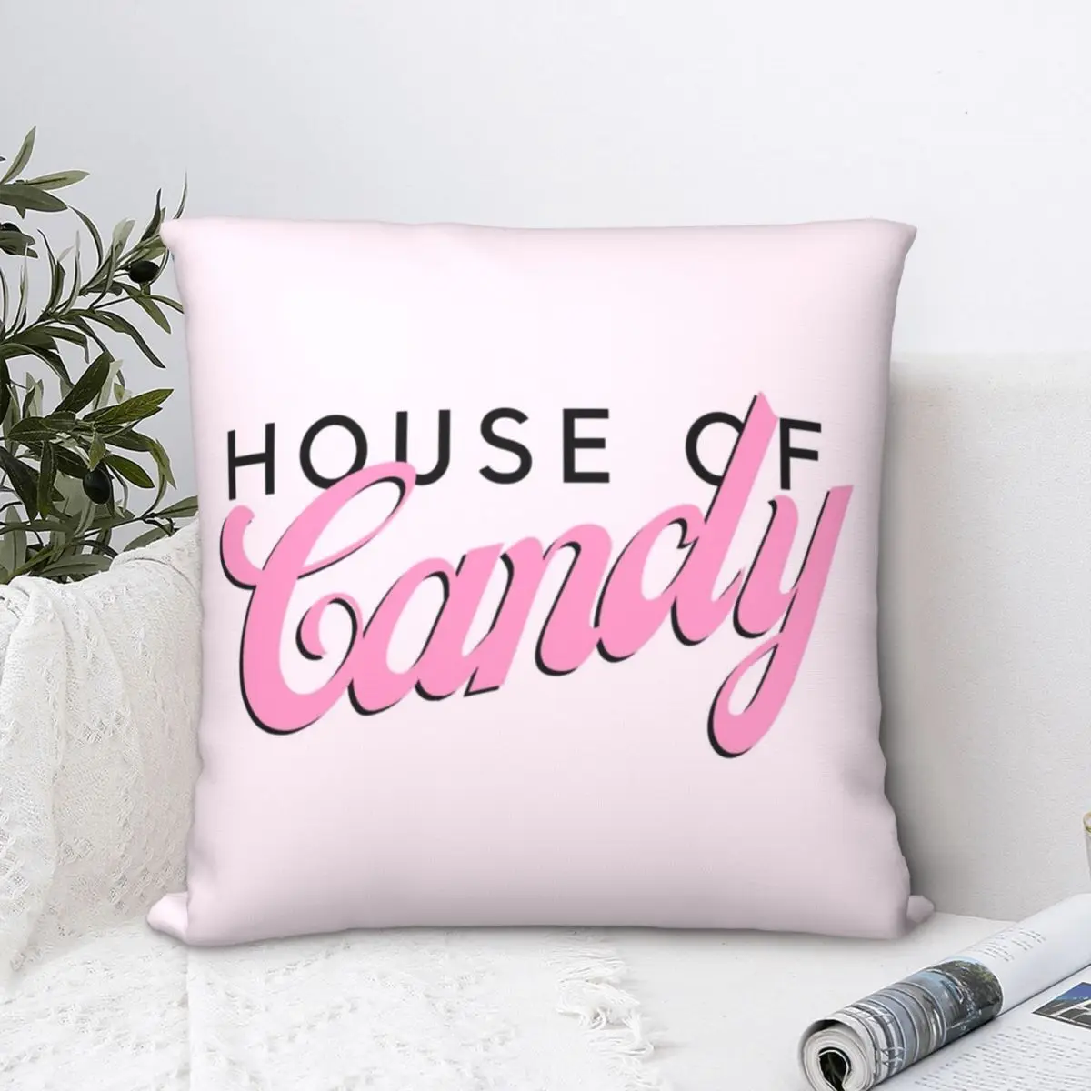 House Of Candy V.1 Square Pillowcase Polyester Pillow Cover Velvet Cushion Decor Comfort Throw Pillow For Home Car