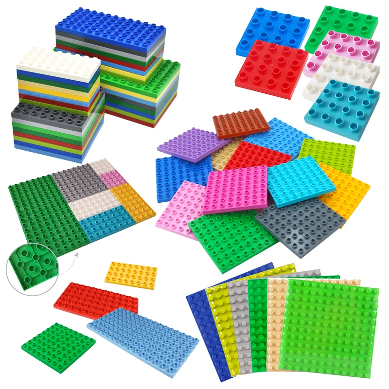 Big Building Blocks Base Plate Compatible Original Particle Connection Board Bricks Parts Assembled Educational Children\'s Toys