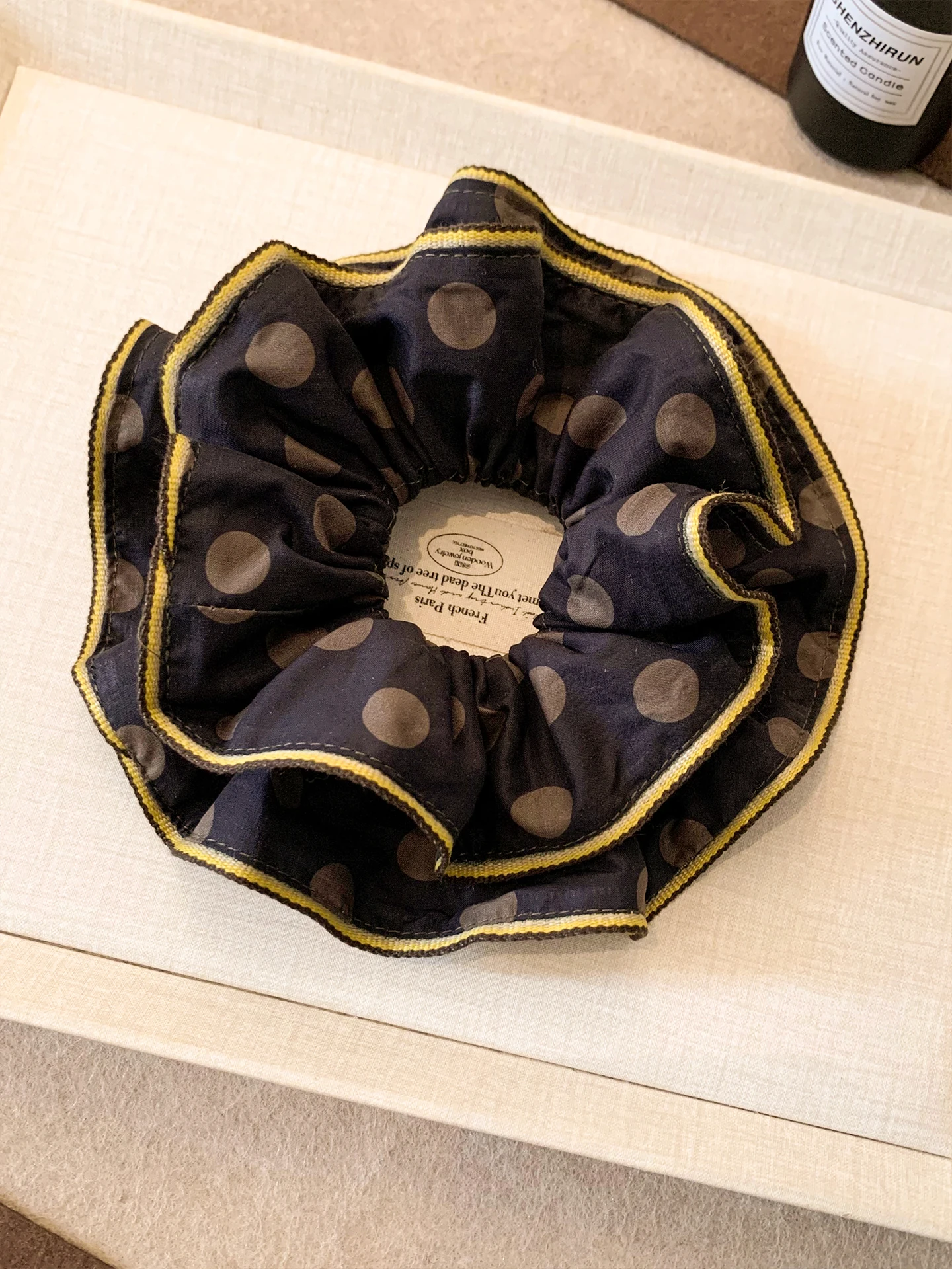 bla-bolinhas-dupla-camada-lacos-de-cabelo-feminino-preguicoso-sle-retro-acessorios-de-cabelo-bun-lacos-de-cabelo-simples-versatil-ba