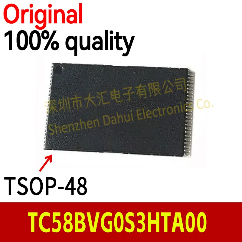 

(2-5piece)100% New TC58BVG0S3HTA00 TC58BVG0S3HTAOO TC58BVGOS3HTA00 tsop48