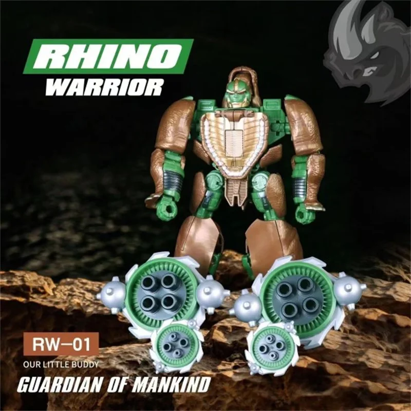 

Новые игрушки-трансформеры BW Beast Wars RW-01 RW01 Rhinox Rhino KO Kingdom Rhinox, экшн-фигурка