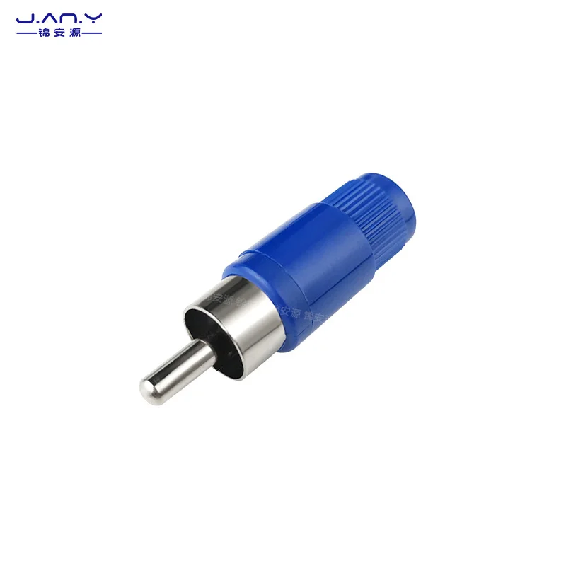 Kleur Rca Lotus Plug Plastic Geïsoleerde Diy Gelaste Draad Type Av Pruim Mannelijke Audio En Video Signaal Aansluiting Terminals