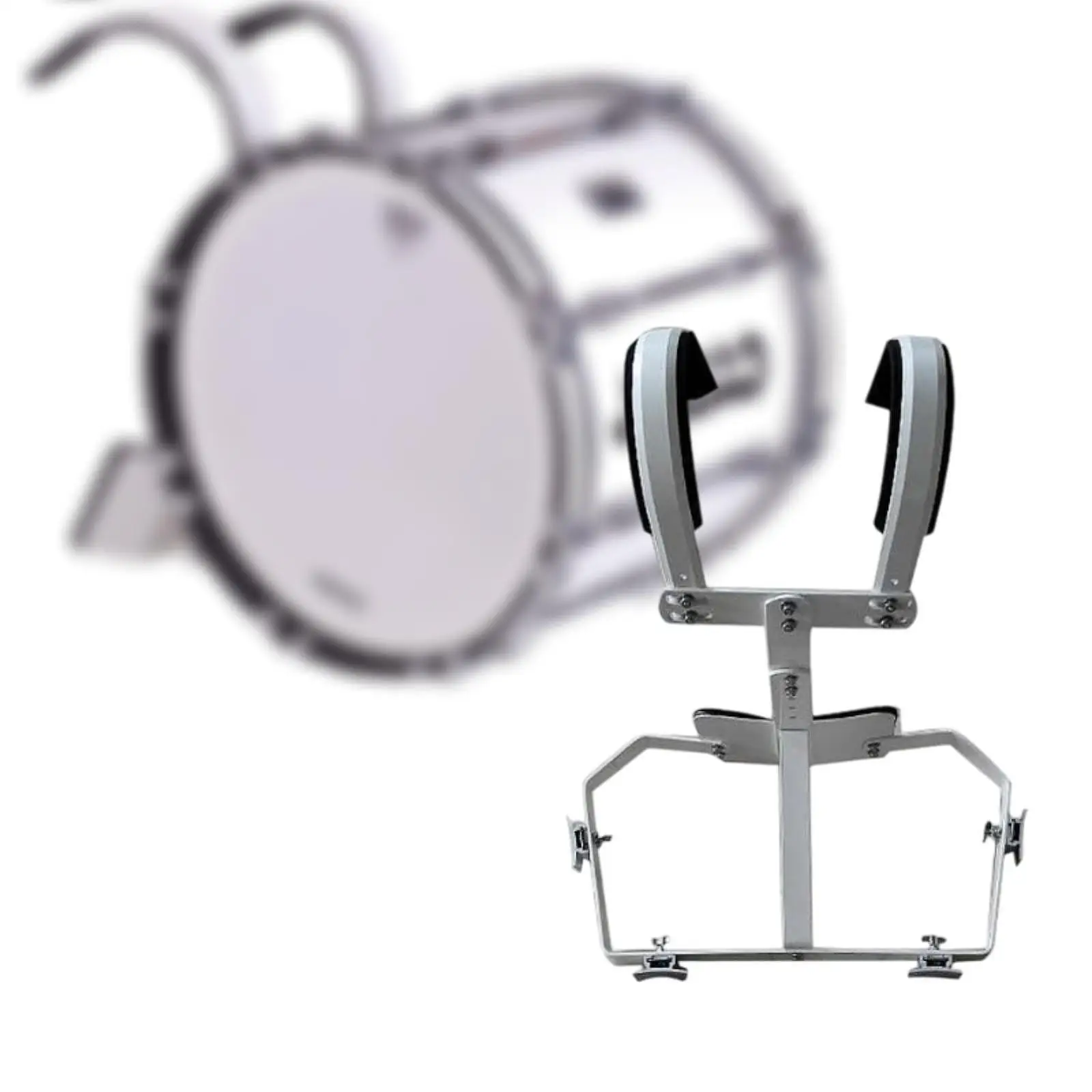 

Snare Drum Carrier Easy to Install with Shoulder Strap Concert Live Practice