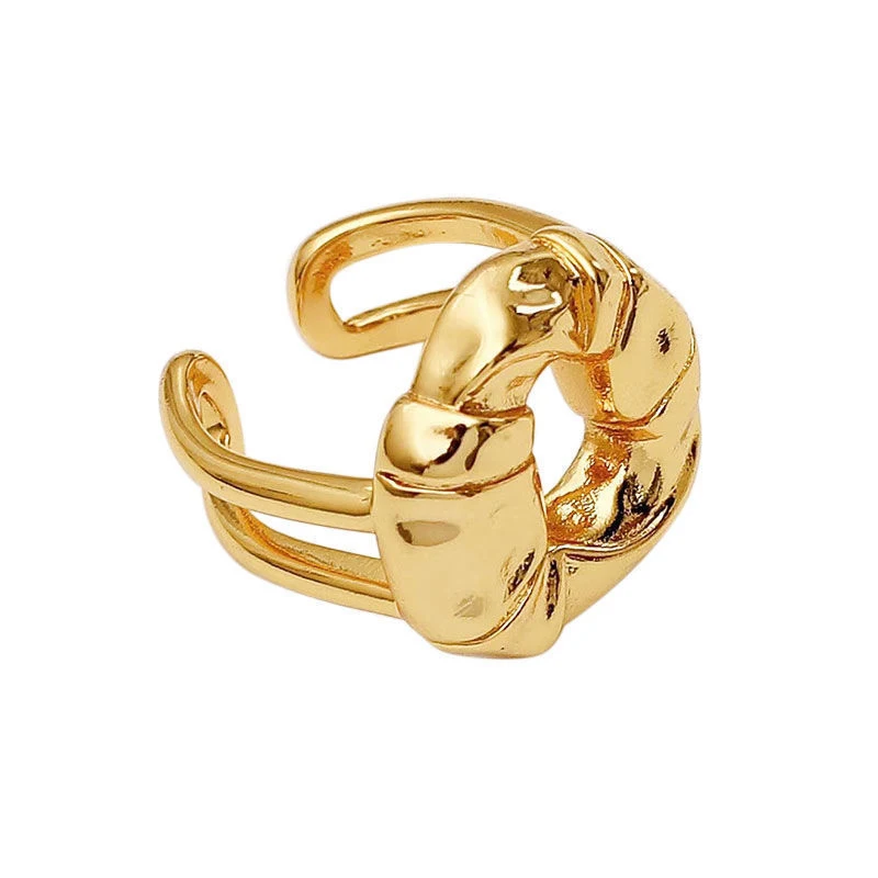 Mewanry Niche Irregular Texture Adjustable Rings For Women Men Minimalist Trendy Hip Hop Men Street Party Jewelry anillos