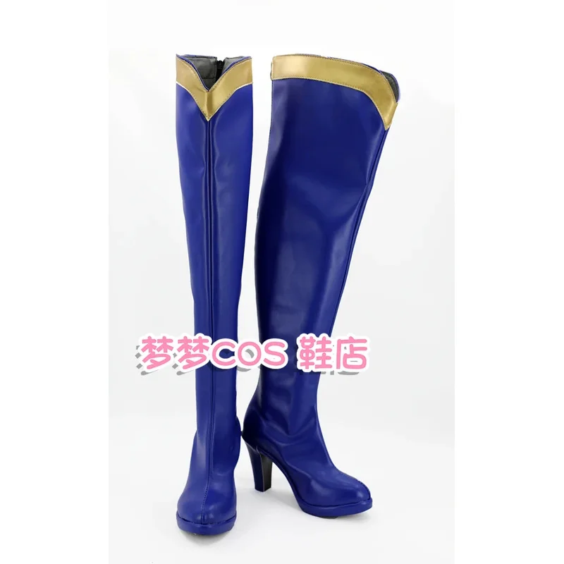 

2025 11 Anime Konosuba God's Blessing on This Wonderful World Aqua Cosplay Shoes Halloween accessory Boots