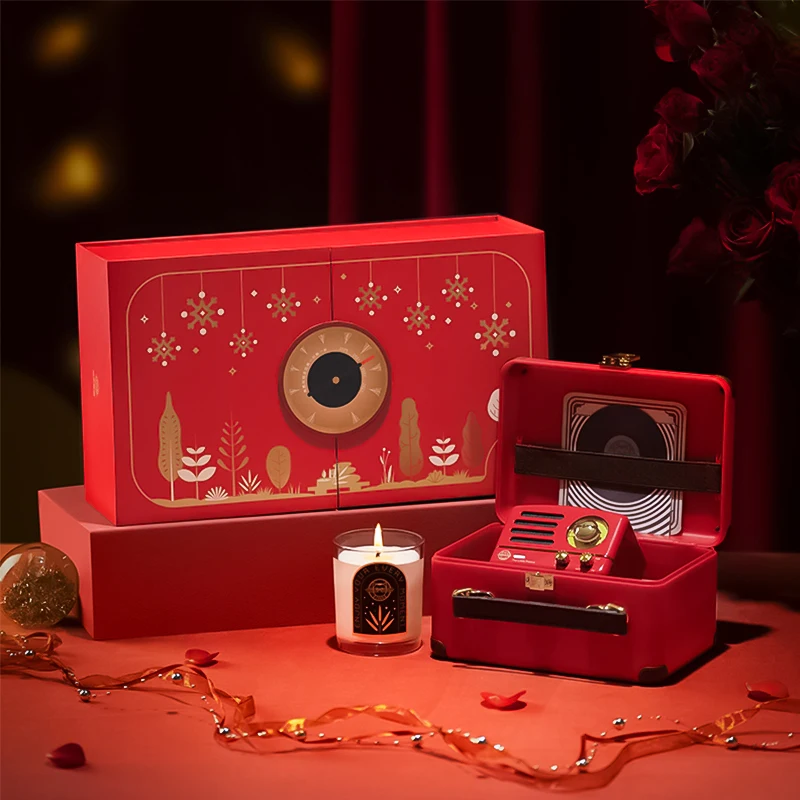 MUZEN The Little Prince OTR Speaker lilin aromaterapi Musim Dingin Speaker merah FM Radio Bluetooth musik nirkabel pemutar logam hadiah MW-2A