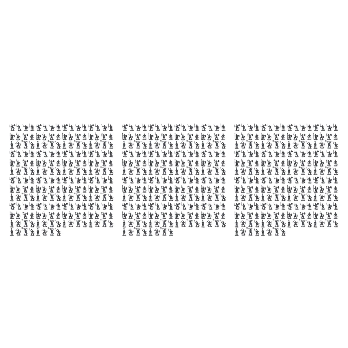 AS96-1:72 600/Szt. Plastikowe Figurki Starożytnych Żołnierzy Archaiczni Żołnierze Mężczyźni Szermierz Figurka Akcji DIY Scena Wojenna Szary