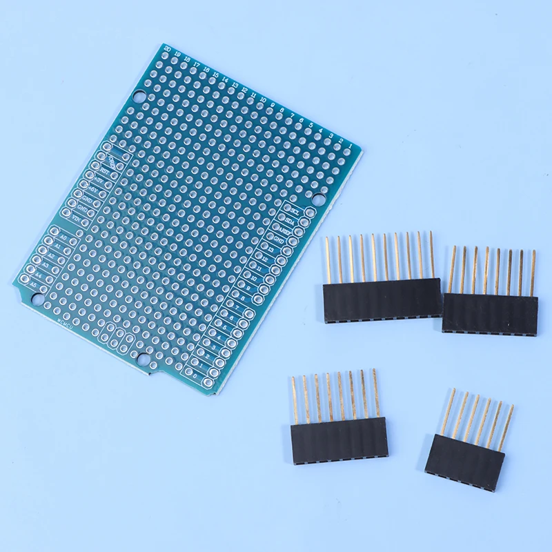 Prototype PCB Expansion Boards Shield FR-4 Fiber PCB Breadboards Pitch With Pins