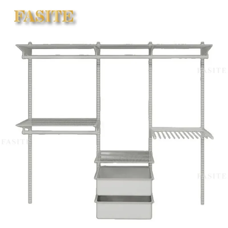 For Green Gupta Metal Walk-in Open Wardrobe Frame Cloakroom Master Bedroom Apartment Rental Home Storage Furniture Sturdy