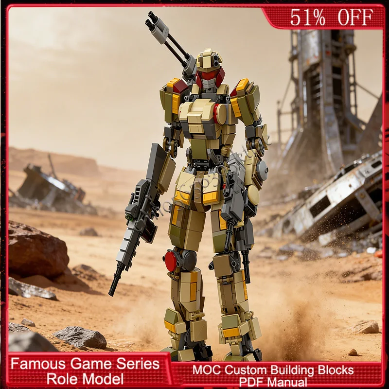 829 PCS Série de Personagens de Jogos Populares Guardião da Ribeira Sombria MOC Personalizado Bloco de Construção Modular Criativo Brinquedo de Montagem DIY Presente