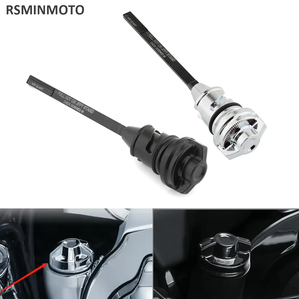 

FOR Harley Softail models 2018-2024 Breakout Fat Bob Fat Boy Heritage Classic Motorcycle Engine Precision Oil Dipstick Plug