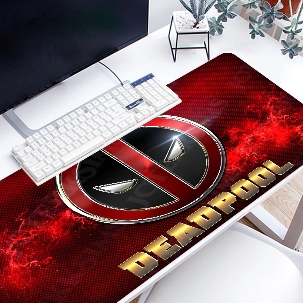 

D-Deadpools Funny Hero Mousepad Large Gaming Mouse Pad LockEdge Thickened Computer Keyboard Table Desk Mat