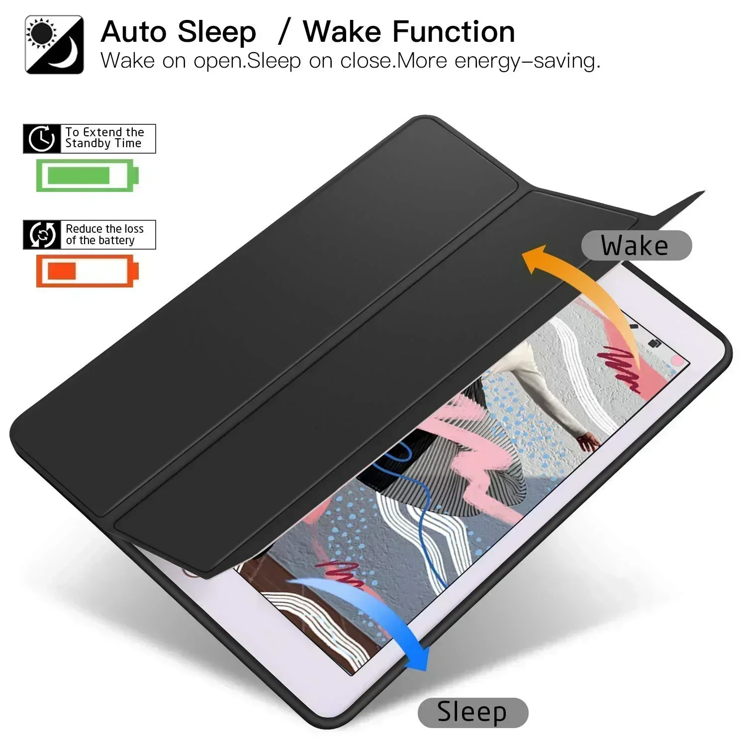 Для Lenovo Tab M10 Plus 3-го поколения TB125FU TB-128FU Gen 3, чехол 10,61, тройной смарт-чехол из искусственной кожи для Xiaoxin Pad 2022 10,6 Funda