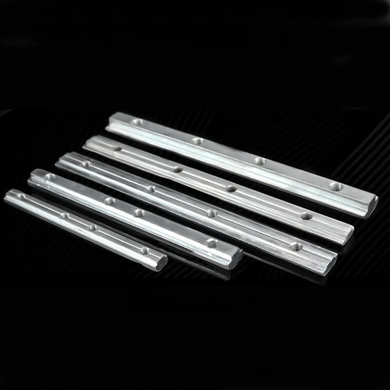 

10pcs 2020 3030 4040 180 Degree Aluminium Extrusion Profile Straight Joint Inside Connector Profile Fittings Strip With M5 M6