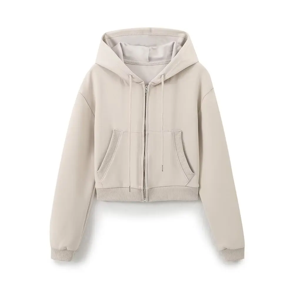 

JNLEAOG Autumn New Women's Faion Decorative Sewing Double-sided Fabric Bell Bot Pants Hoodie Set Long Sve Polyester