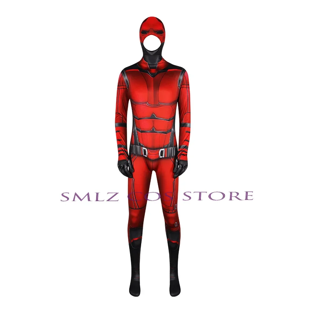 Aninme Daredevil Deadpool Cosplay Costume Murdock Cosplay Superhero Daredevil 3D Printed Jumpsuits Mask Halloween Outfits