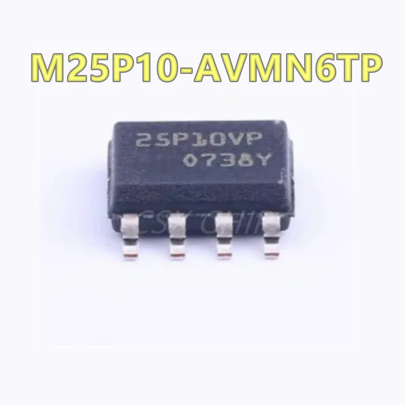 20pcs/lot M25P10-AVMN6TP M25P10-VMN6TP 25P10VP M25P10 SOP8 new and original in stock