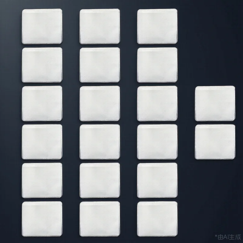 

200Pcs Self-Adhesive Necklace Cards Hanging Bags Double-Sided Tape Jewelry Display Chain Storage Necklace Bags