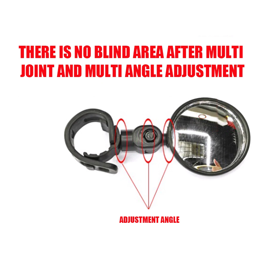 دراجة مرايا الرؤية الخلفية MTB الطريق دراجة المقود مرآة الدراجات مرآة الرؤية الخلفية الدراجة المرايا الجانبية دراجة الملحقات