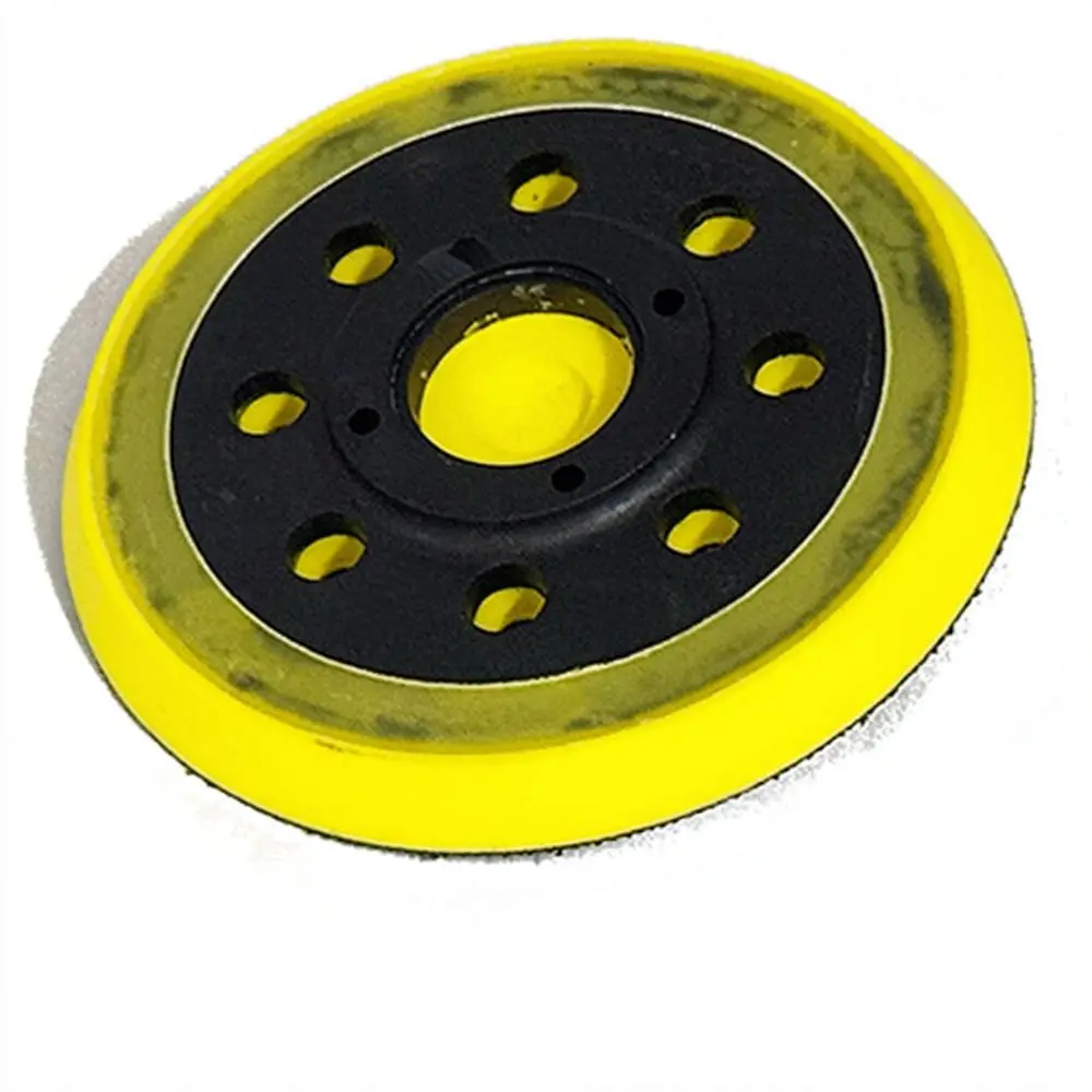 Replacement 5 Inch Backing Plate For Ryobi RES1250 Sander 8 Dust Holes 4 Screw Holes Hook And Loop Polishing Disc Accessory