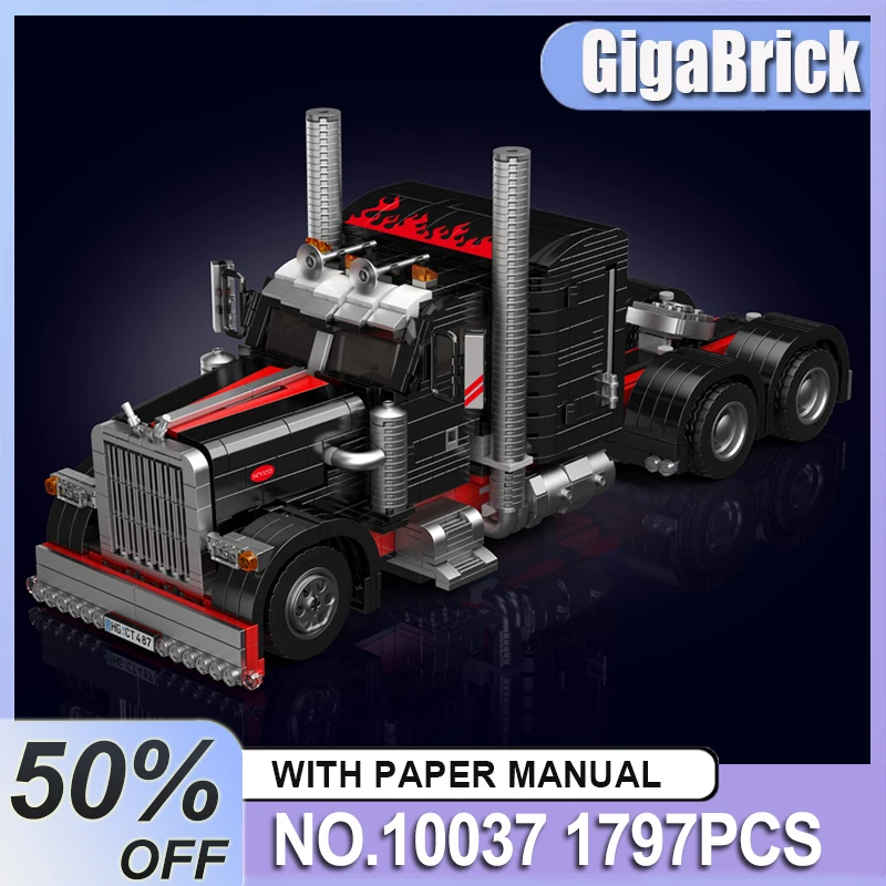 

Mould King 10037 MOC Personalized Technical Car Building Block The Truck Model Set Assembly Car Bricks Toys Kids Christmas Gifts