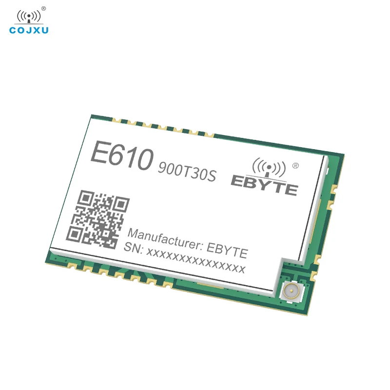 868/915MHZ Wireless Module COJXU E610-900T30S High-Speed Continuous Transmission 30dBm 10KM Low Latency High Air Speed IPEX