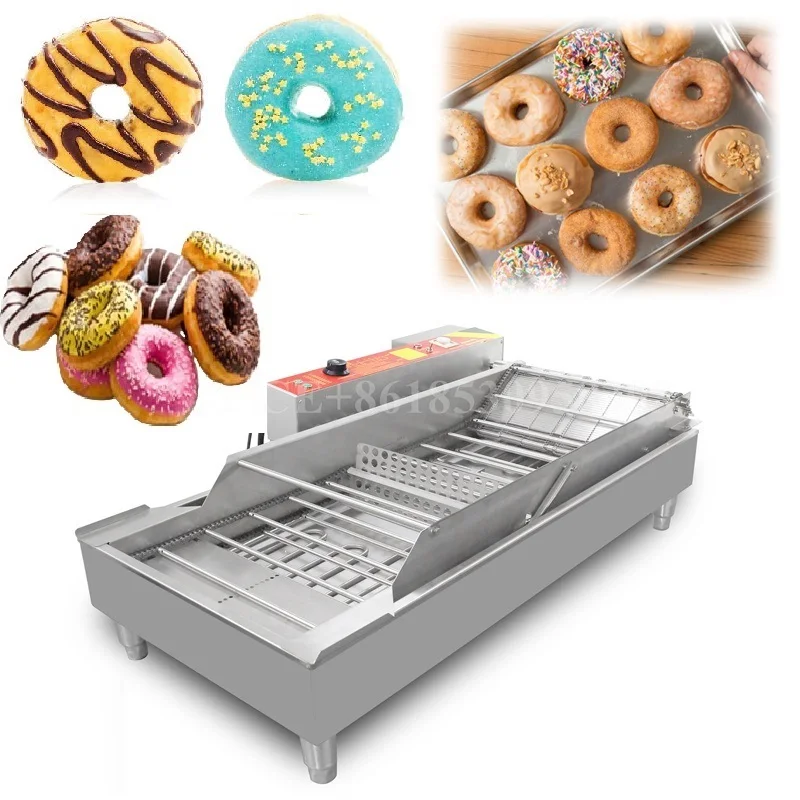 

Full Automatic 4-Wide Donut Fryer Cake and Yeast Raised Donuts Snack Machine Stainless Steel Cheap Electric Donut Machine