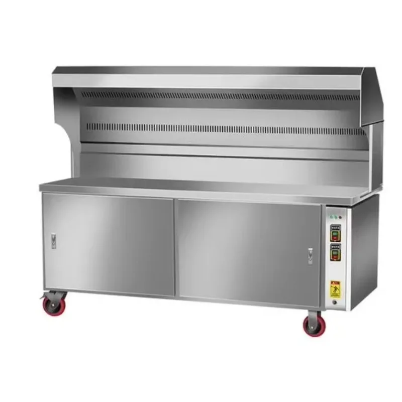 Smoker Bbq Exhaust Fans Fire Exhaust Smokeless Barbecue Food Carts