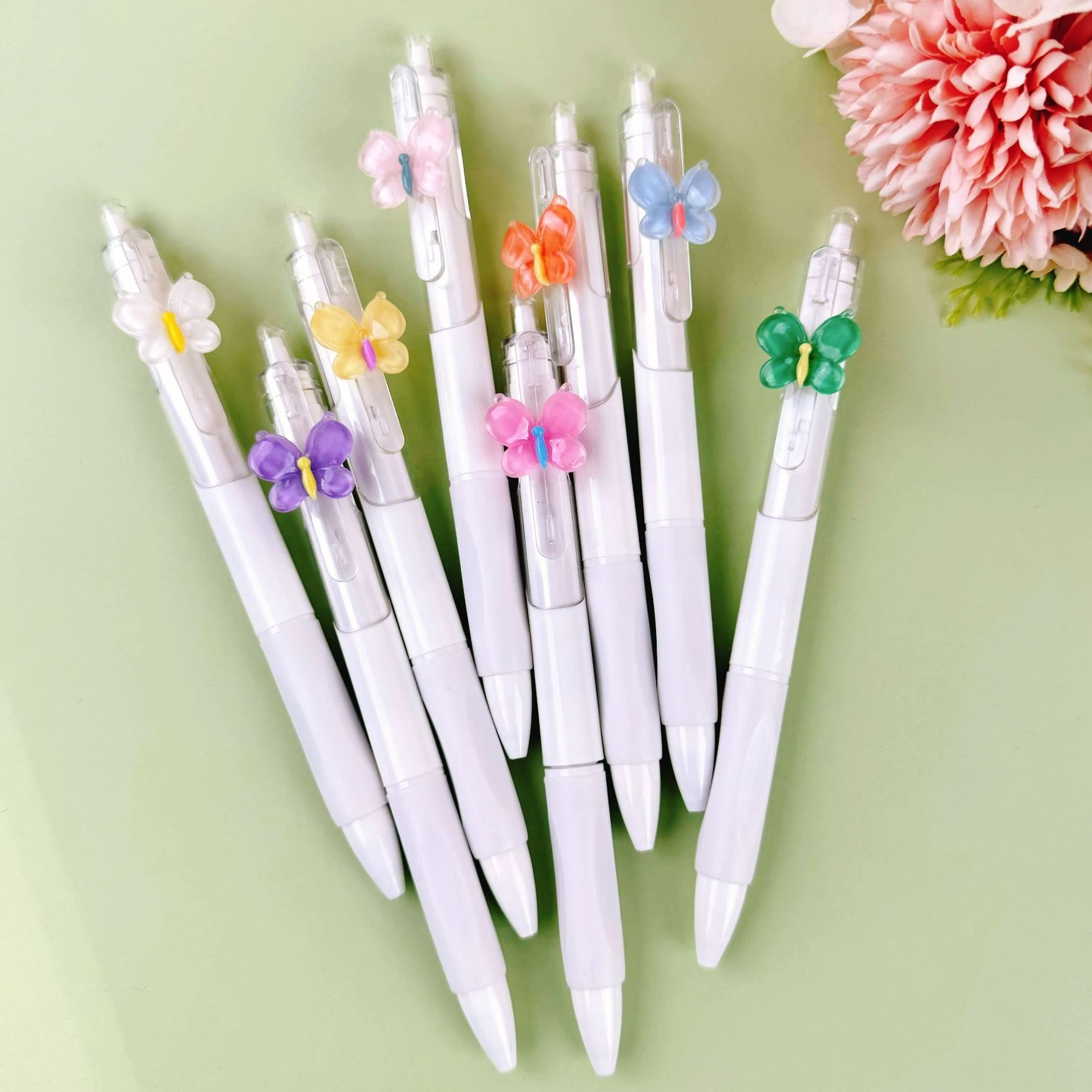 

10 шт./лот Kawaii мультфильм бабочка гелевая ручка милые ручки космонавта пресс 0,5 мм черные чернила Хэллоуин дети школьные канцелярские принадлежности подарок