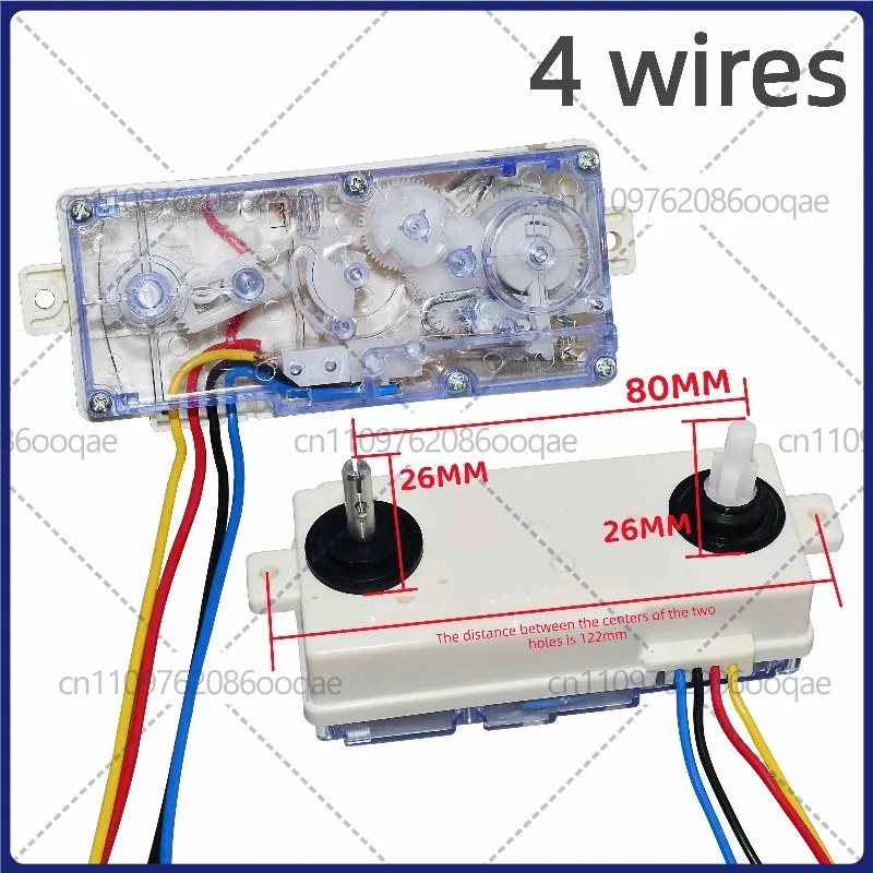 3pcs 5-line 15 minutes washing machine timer switch Wash timer Semi-automatic double-cylinder washing machine parts